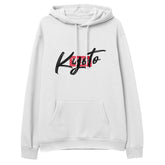 Yūjin Clothing Kyoto Hoodie featuring a comfortable fit and stylish design, shown in a close-up of the soft fabric and hoodie details.