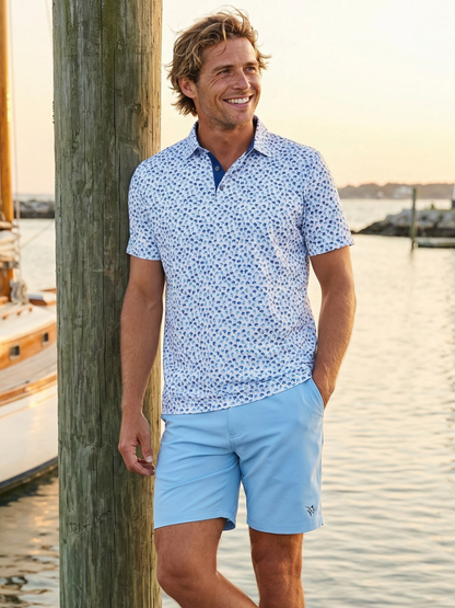 Light blue White Water Life Freeport Short shorts with effortless performance design, casual fit, and lightweight fabric.