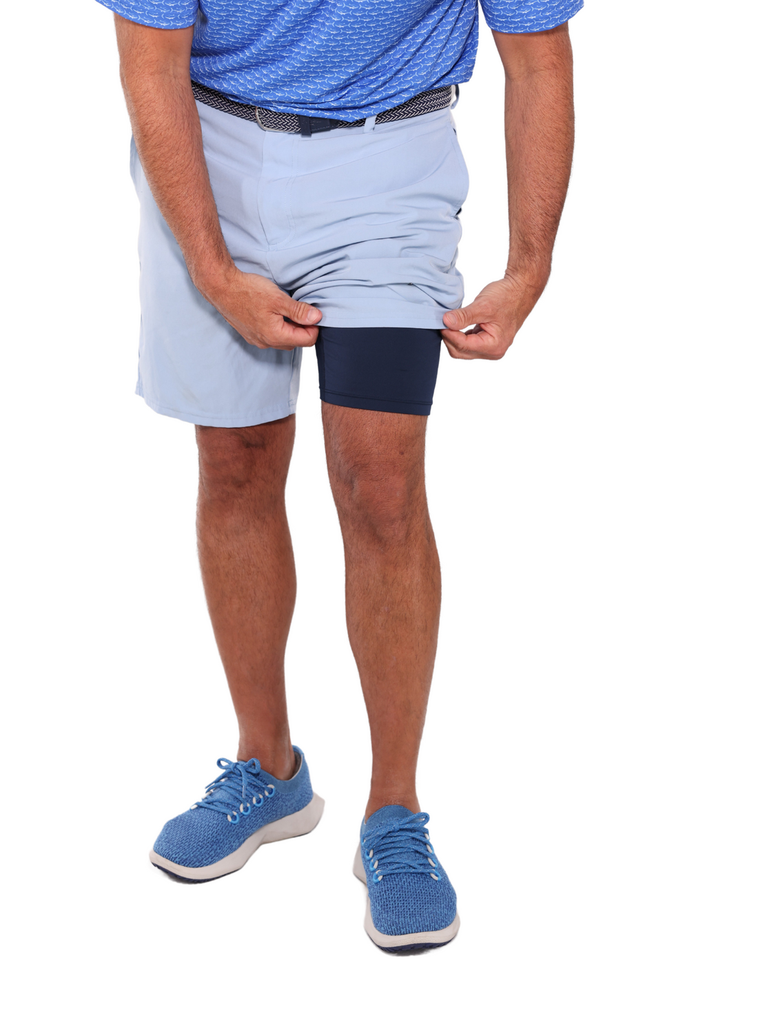 White Water Life Freeport Short Effortless Performance shorts with liner, designed for comfort and outdoor activities.