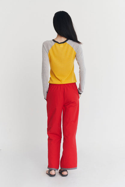 MIRINAE RAGLAN KNIT TOP IN MARACUJA MULTI
