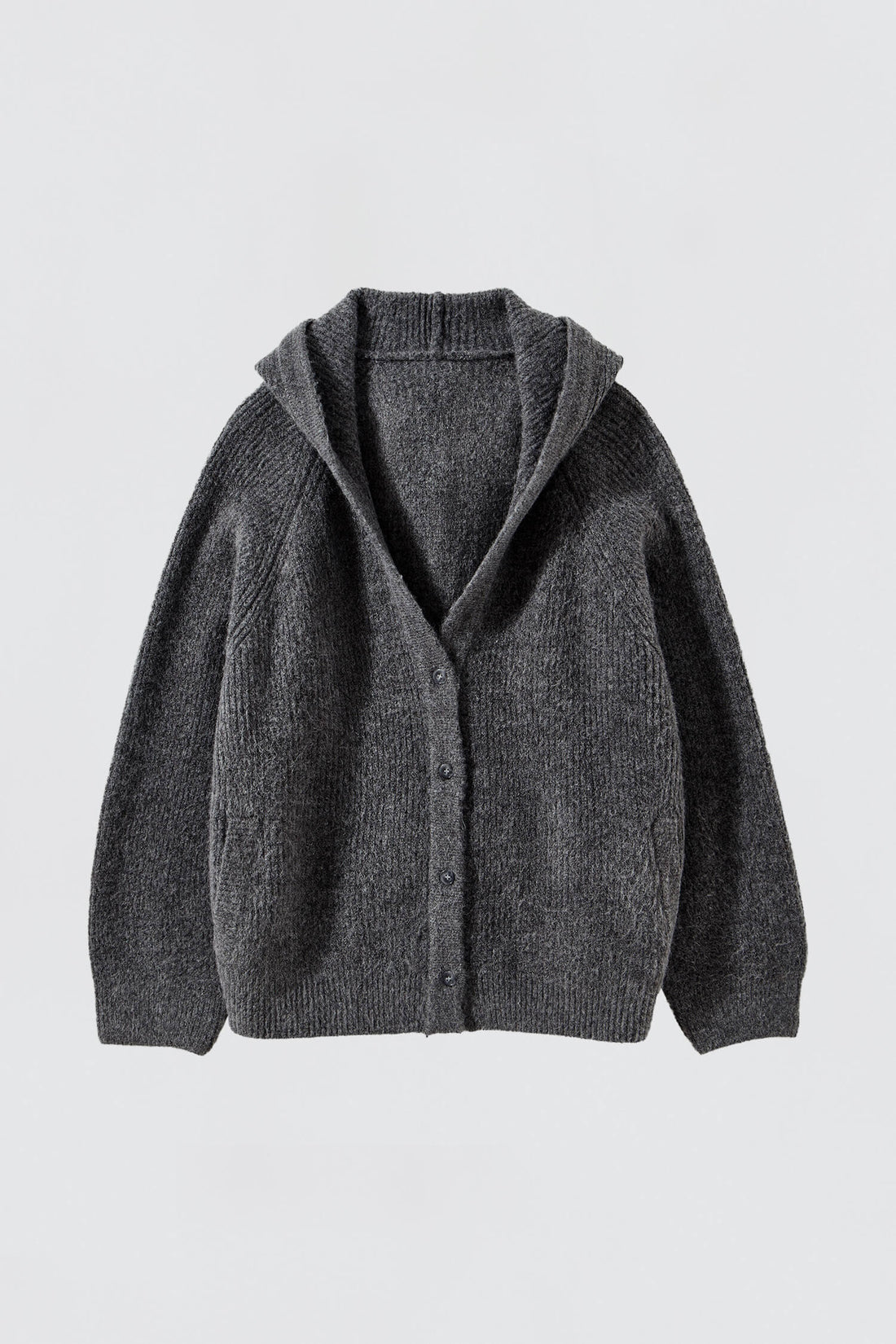 RAEL CARDIGAN IN HEATHER GRAY
