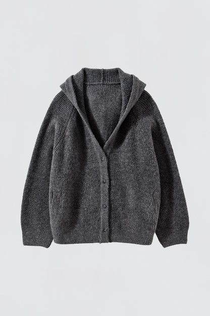 RAEL CARDIGAN IN HEATHER GRAY