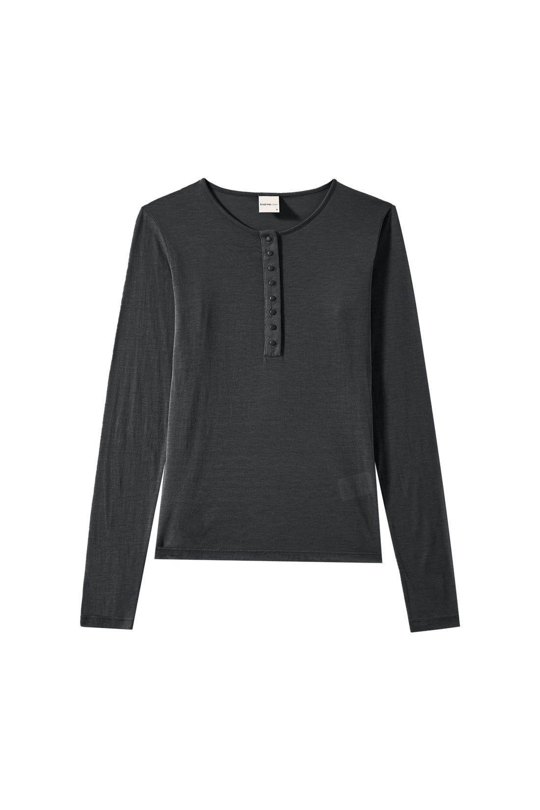 HARAM TOP IN CHARCOAL