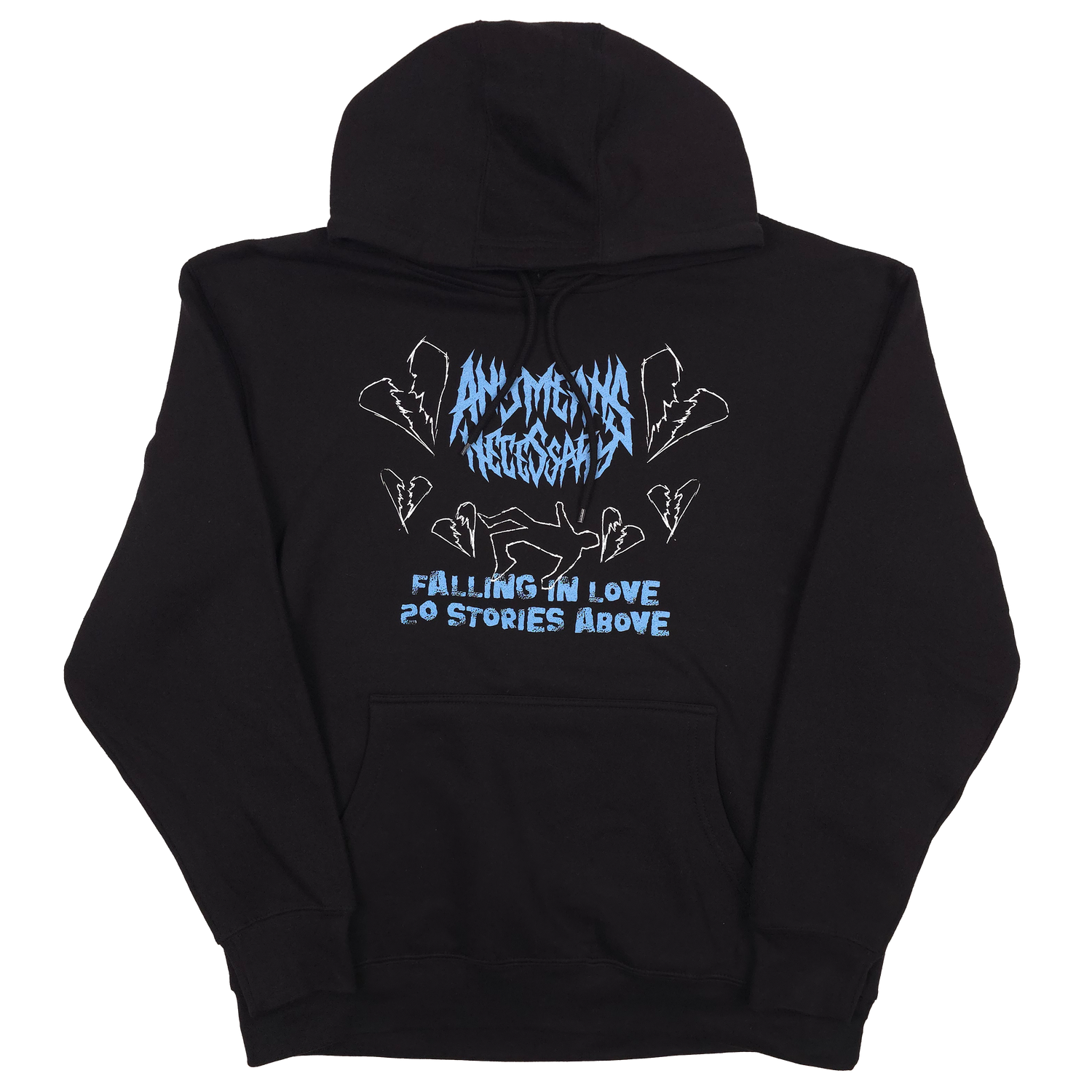 Falling in Love Pullover Hoodie Black