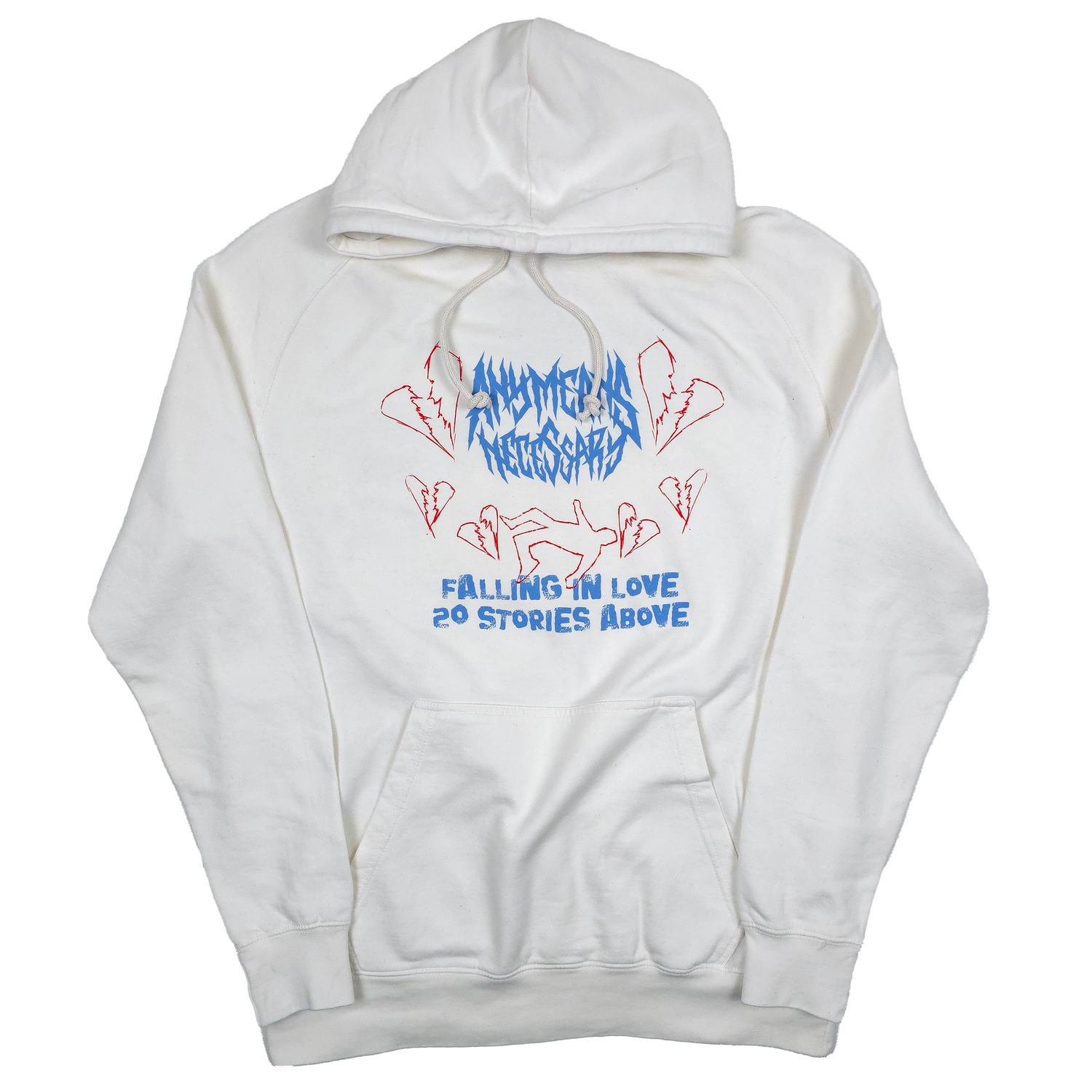 Falling in Love Pullover Hoodie Vintage White
