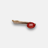 Split reindeer antler dog chew by Farm To Pet, showing a durable, natural organic antler chew for small dogs.