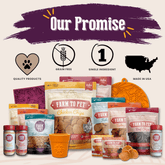 Farm To Pet Beef Crumbles Cat Treats in crumble form, high-protein treats for cats with visible crumbled beef pieces