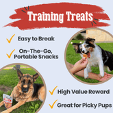 Farm To Pet Americana Chicken Chips for Dogs, USA-made chicken training treats in 12oz bag, crispy dog snack with natural chicken flavor.
