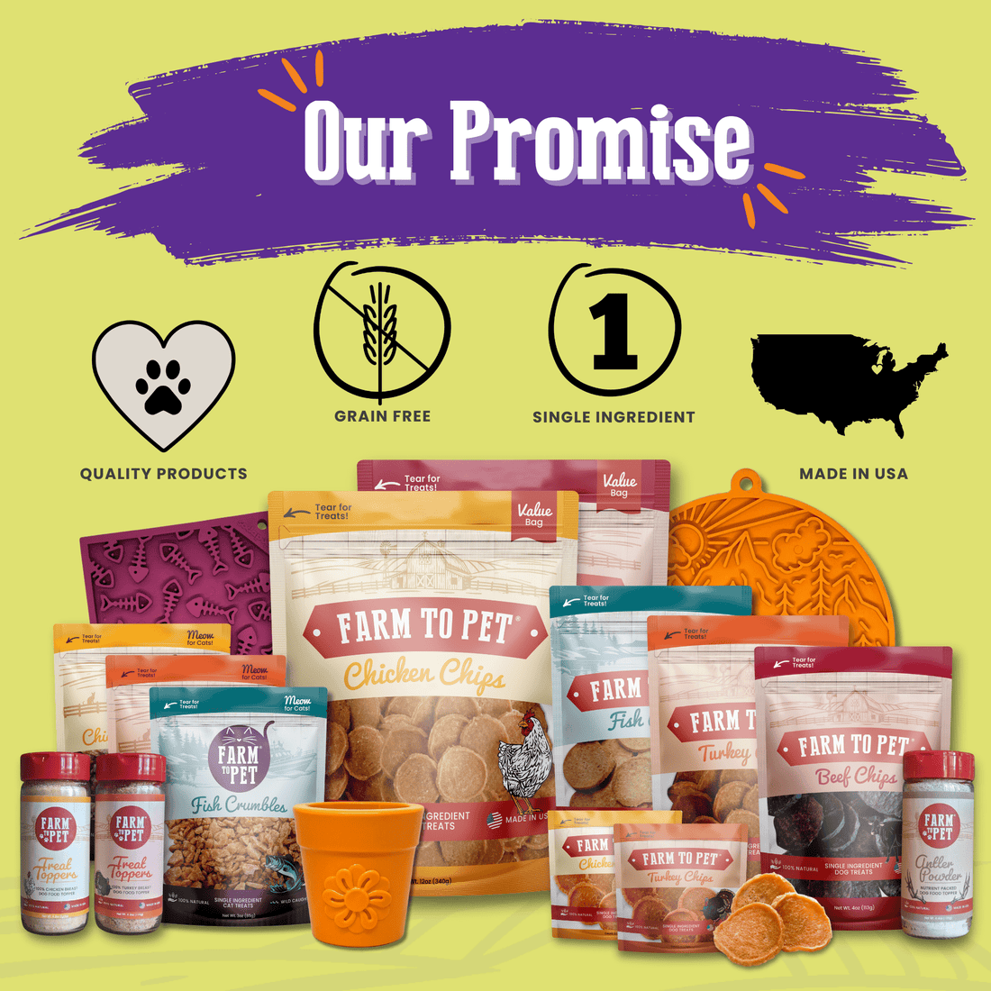 Farm To Pet heart-shaped dog treat mold for making healthy, single-ingredient pet treats, with Halloween-themed design.