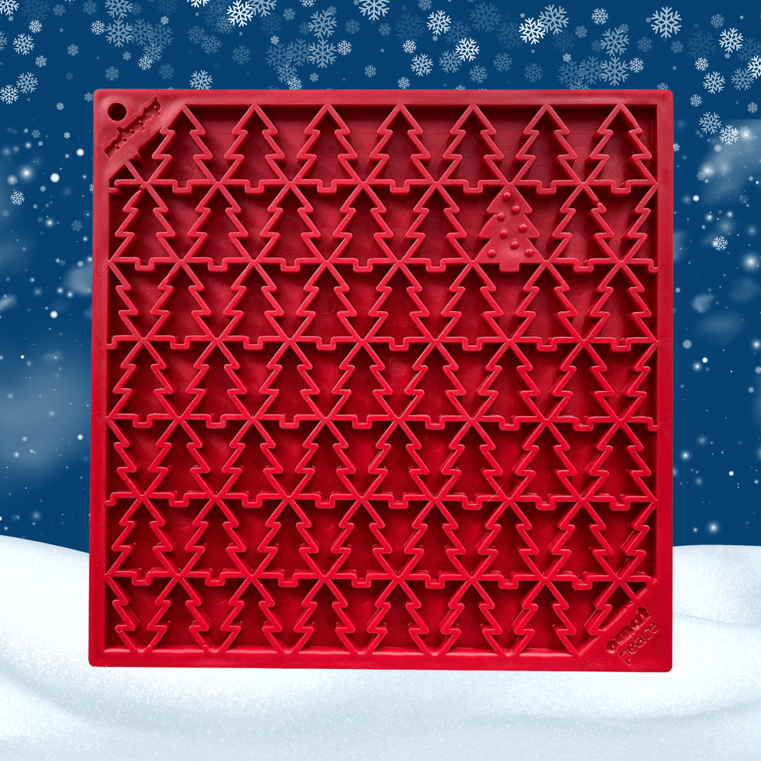 Farm To Pet dog lick mat with healthy treats, designed for dogs to enjoy and reduce boredom. Perfect for holiday gifts.