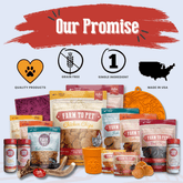 Farm To Pet Americana Chicken Chips for dogs, USA-made chicken dog treats in a crispy chip form.