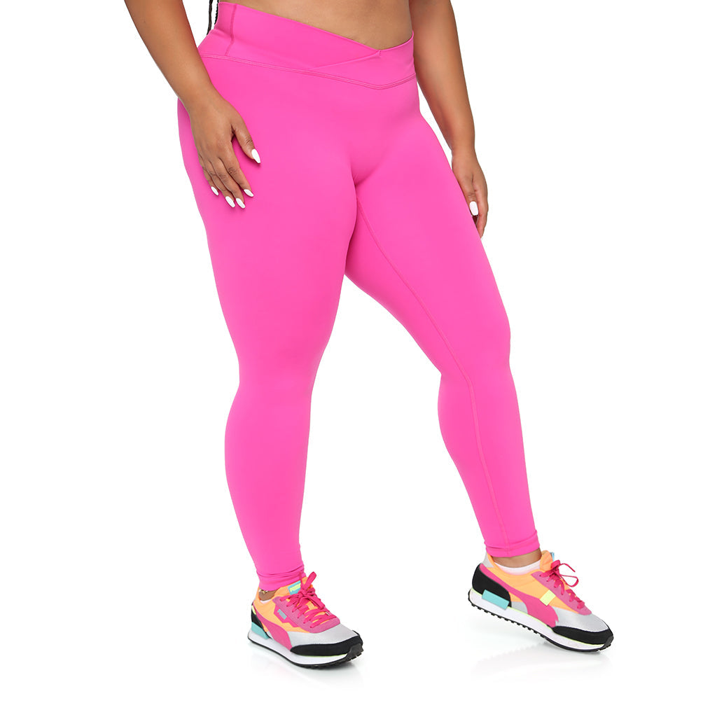 SmoothFit Crossover Leggings by Fitkitty Culture, stylish women&