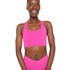 Full coverage Fitkitty Culture sports bra from SmoothFit line, designed for support during workouts and yoga.