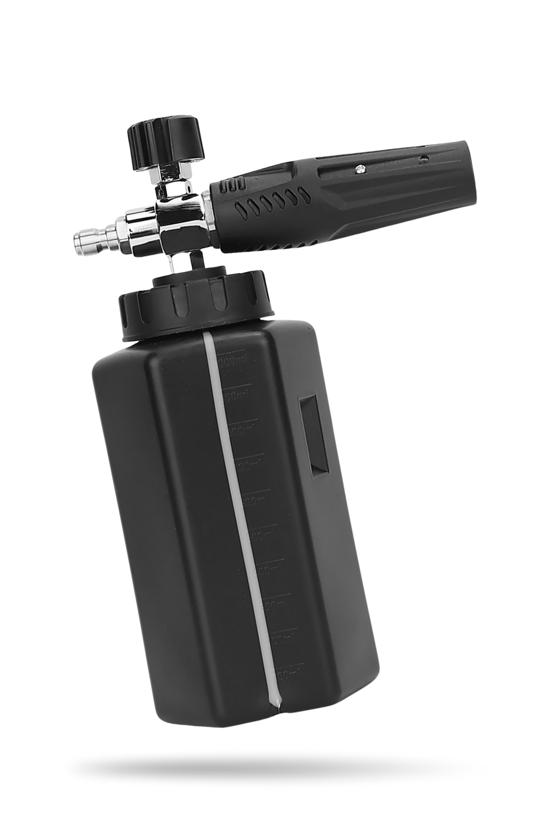 Blackline Car Care BLACKLINE® Foam Cannon PRO spray gun for high-quality car detailing, shown with foam cannon attached.