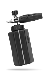 Blackline Car Care BLACKLINE® Foam Cannon PRO spray gun for high-quality car detailing, shown with foam cannon attached.