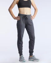 Goal Five Freasy Jogger in carbon color, lifestyle image showing comfortable fit and stylish design for casual wear.
