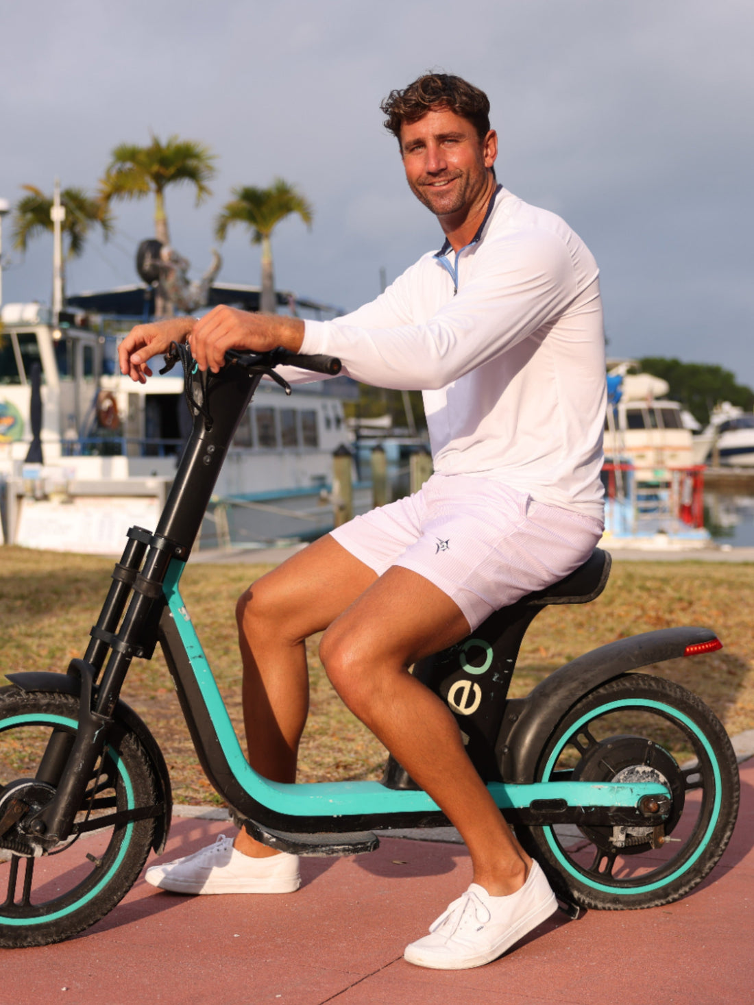 Pink Freeport Shorts by White Water Life featuring a relaxed fit and lightweight performance fabric for outdoor activities.