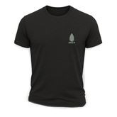 Front view of American Bowhunter T-shirt by Bow Crew Apparel, featuring a bow hunting-themed graphic on a casual t-shirt.