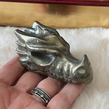 Pyrite Dragon Head