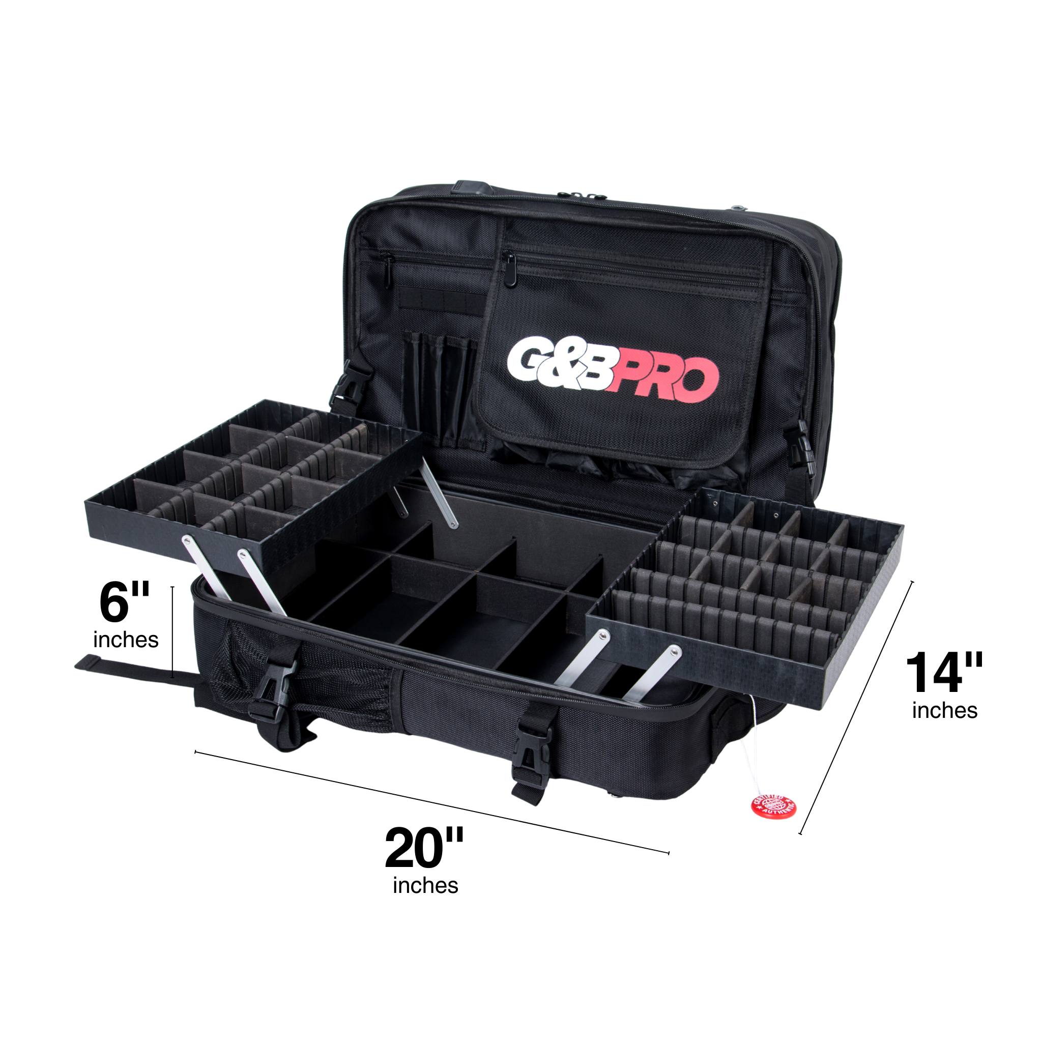 Full Size Mobile Workstation Backpack with Extending Tray System – OG Black
