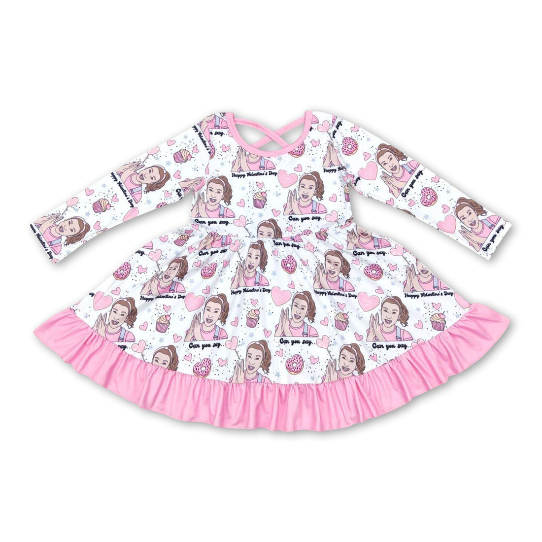 Donut lollipop teacher baby girls valentine&