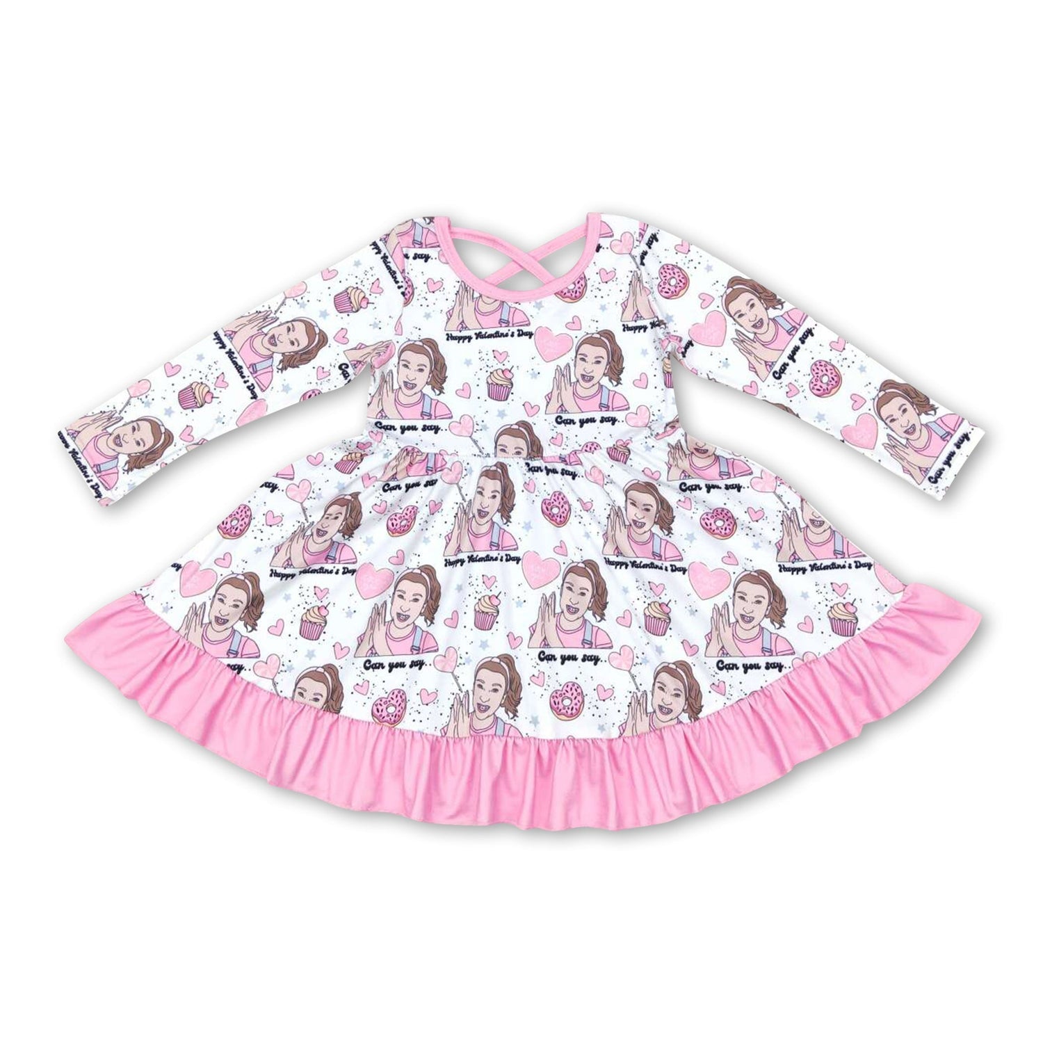 Donut lollipop teacher baby girls valentine&