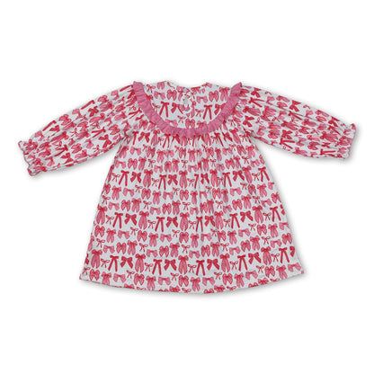 Long sleeves pink bow mama&