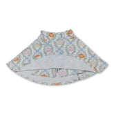 Light blue bow pumpkin girls&