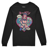 Yūjin Clothing Got Your Milkies long sleeve T-shirt featuring a casual, comfortable design with printed graphic and soft fabric.