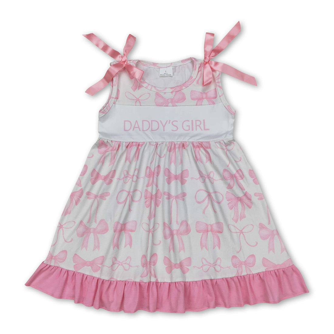 Pink ruffle sleeveless daddy&