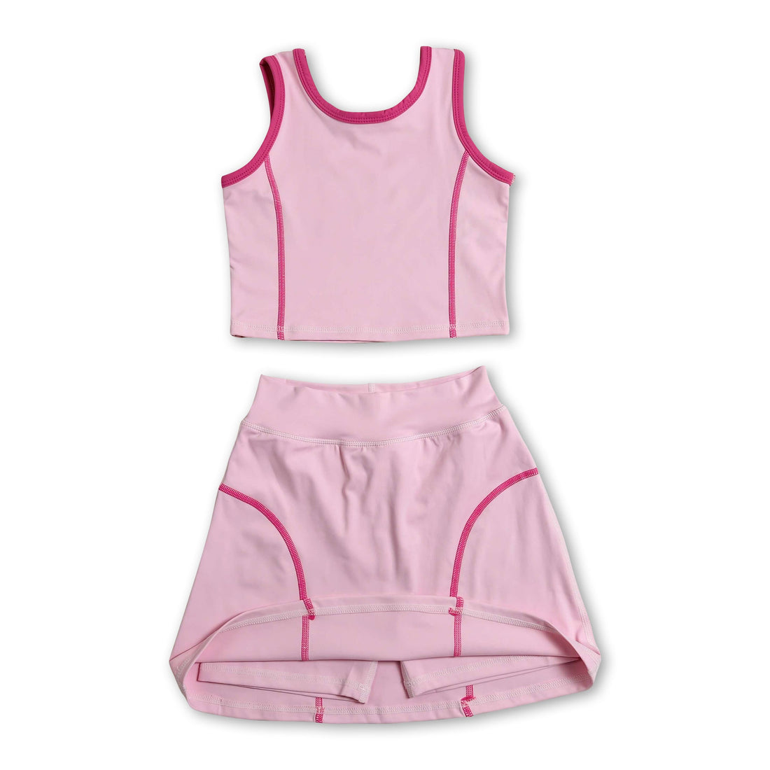 Pink sleeveless girls&