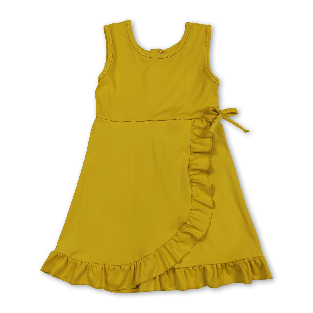 Yellow sleeveless kids&