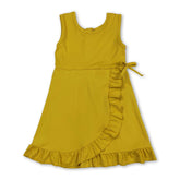 Yellow sleeveless kids&