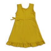 Yellow sleeveless kids&