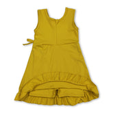 Yellow sleeveless kids&