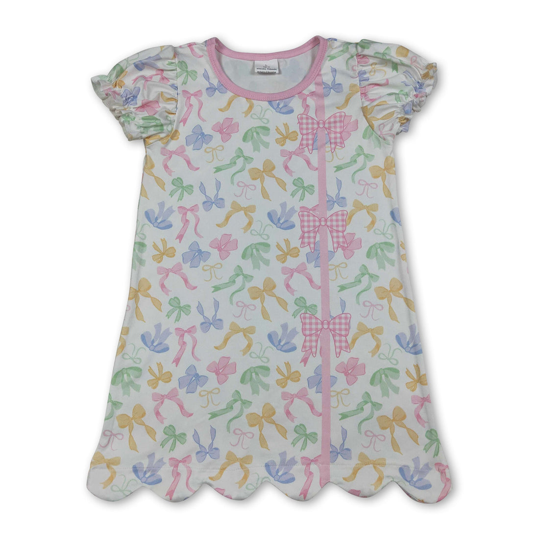 Colorful bow-embellished girls&