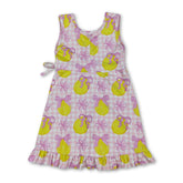 Pink plaid sleeveless girls&