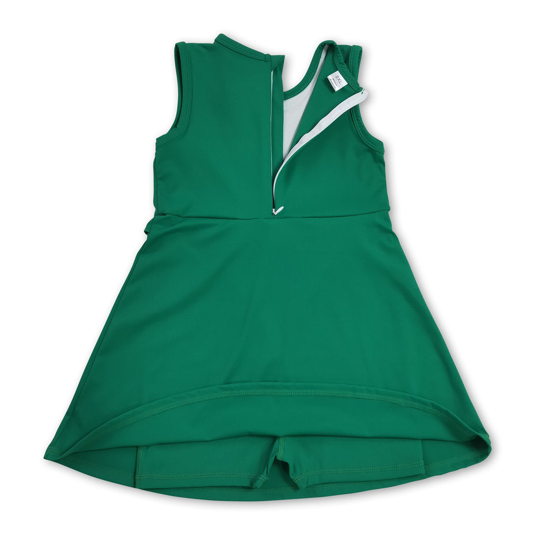 Green sleeveless kids&
