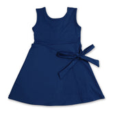 Sleeveless navy kids&