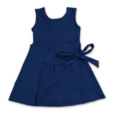 Navy sleeveless kids&