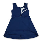 Navy sleeveless kids&