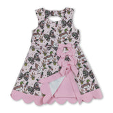 Sleeveless camo bow duck scallop girls&
