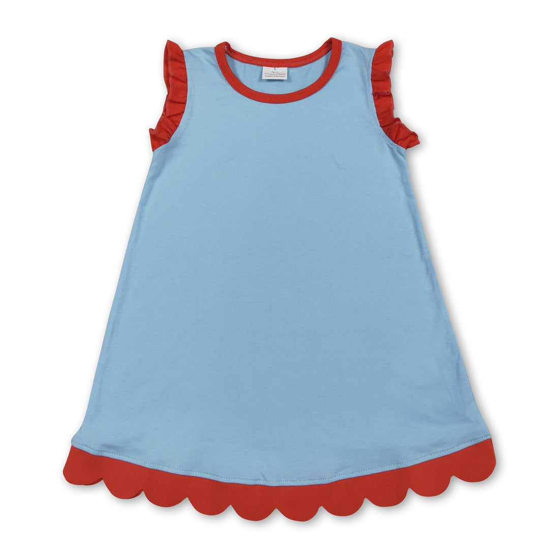 Light blue sleeveless girls&