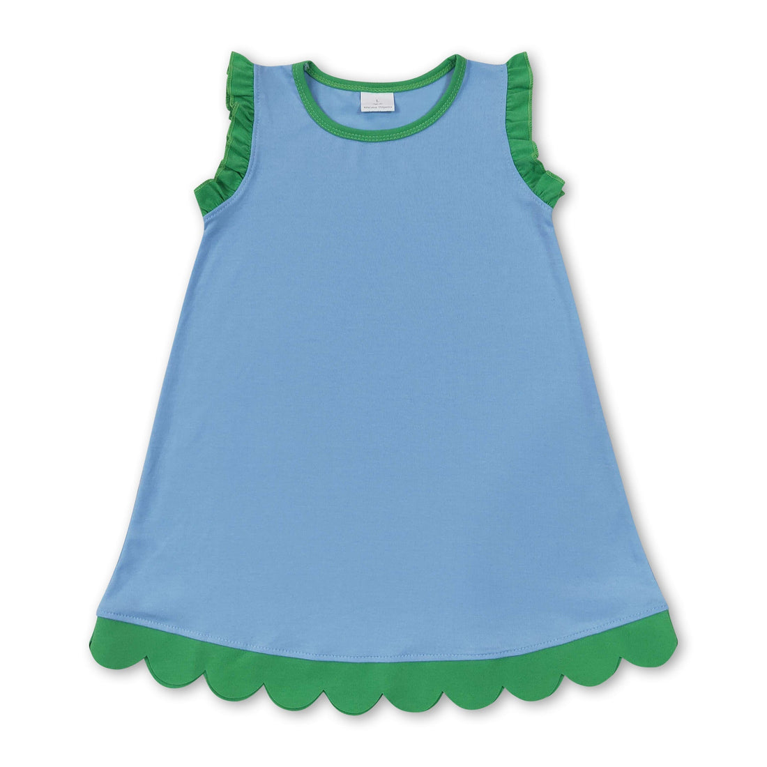 Light blue sleeveless girls&