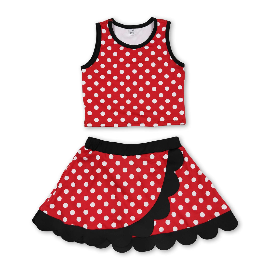 Red polka dots girls&