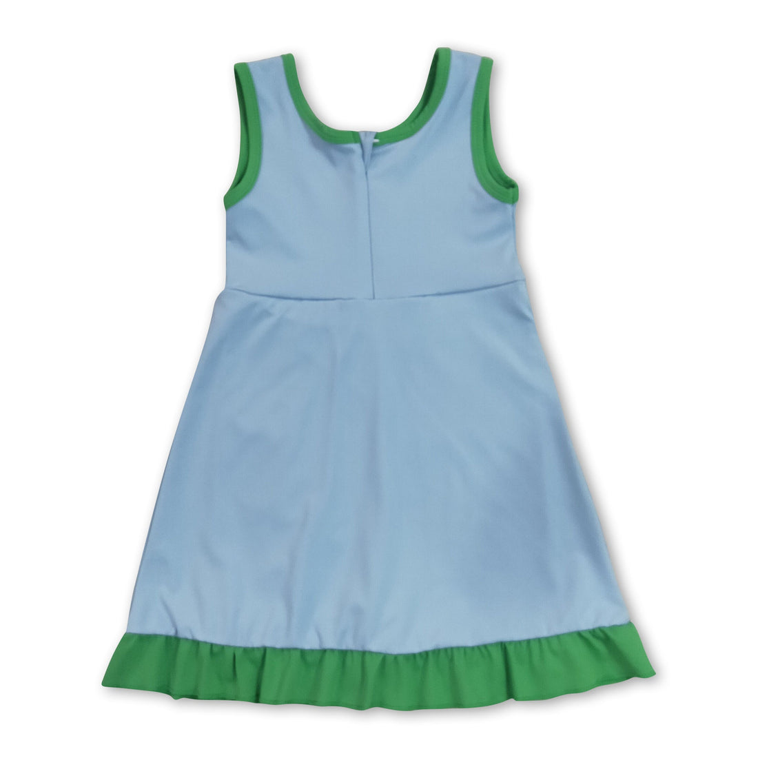 Light blue and green sleeveless girls&