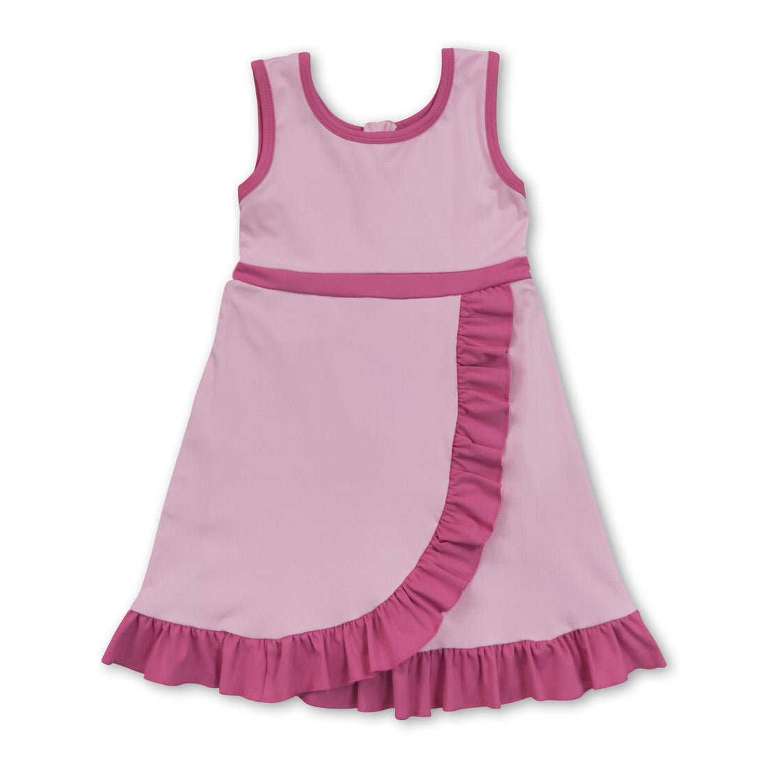 Mini Rodeo sleeveless hot pink ruffle girls&