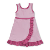 Mini Rodeo sleeveless hot pink ruffle girls&