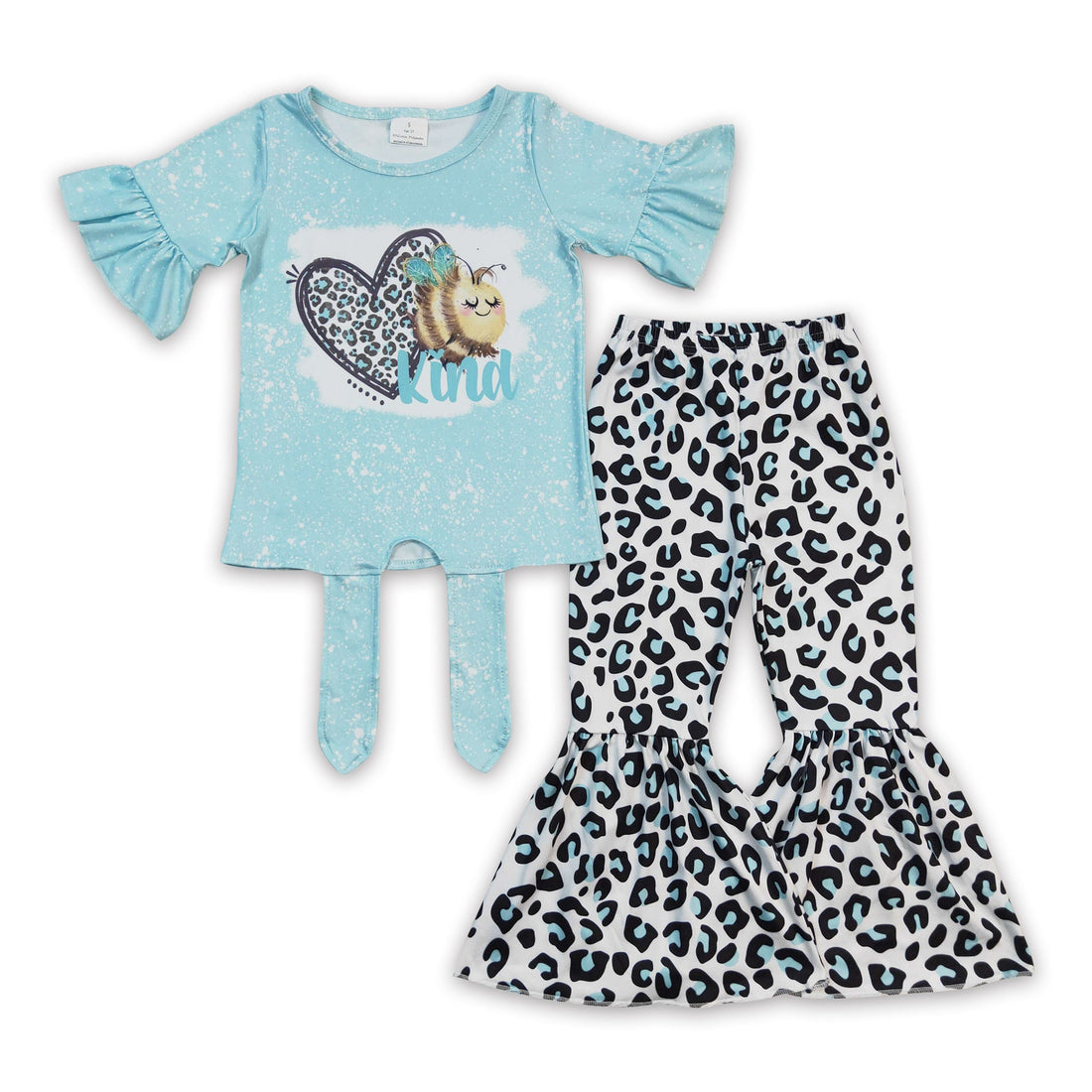 Bee kind heart leopard girls valentine&