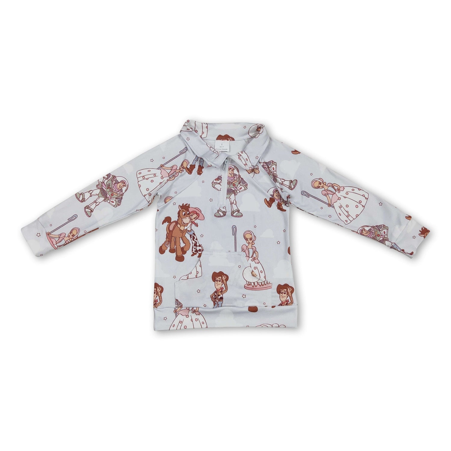 Long sleeves sheep toy baby kids pullover